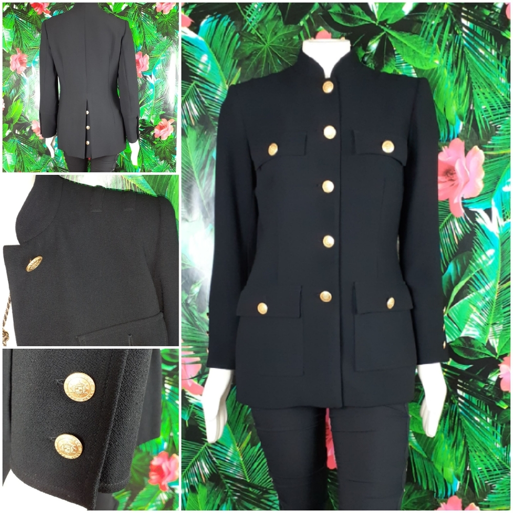 Vintage military style woman's coat